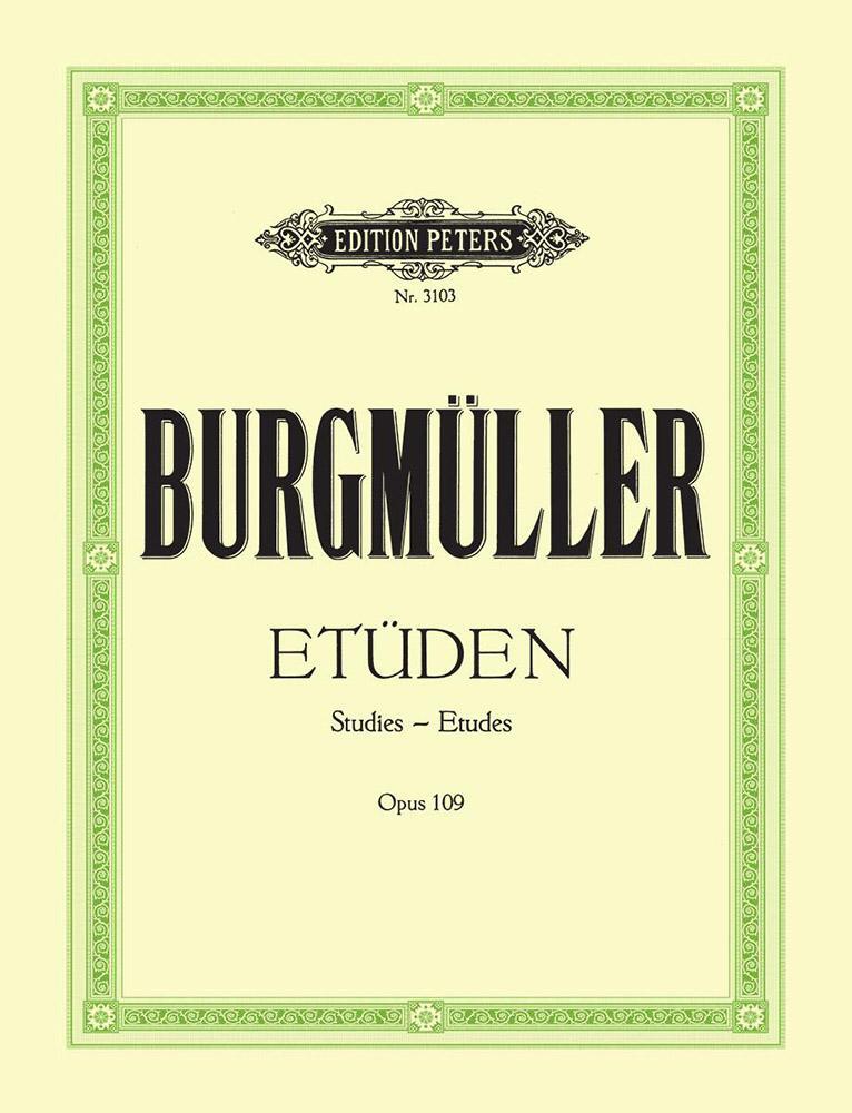 Cover: 9790014014001 | Etüden op. 109 | für Klavier | Friedrich Burgmüller | Broschüre | 2001