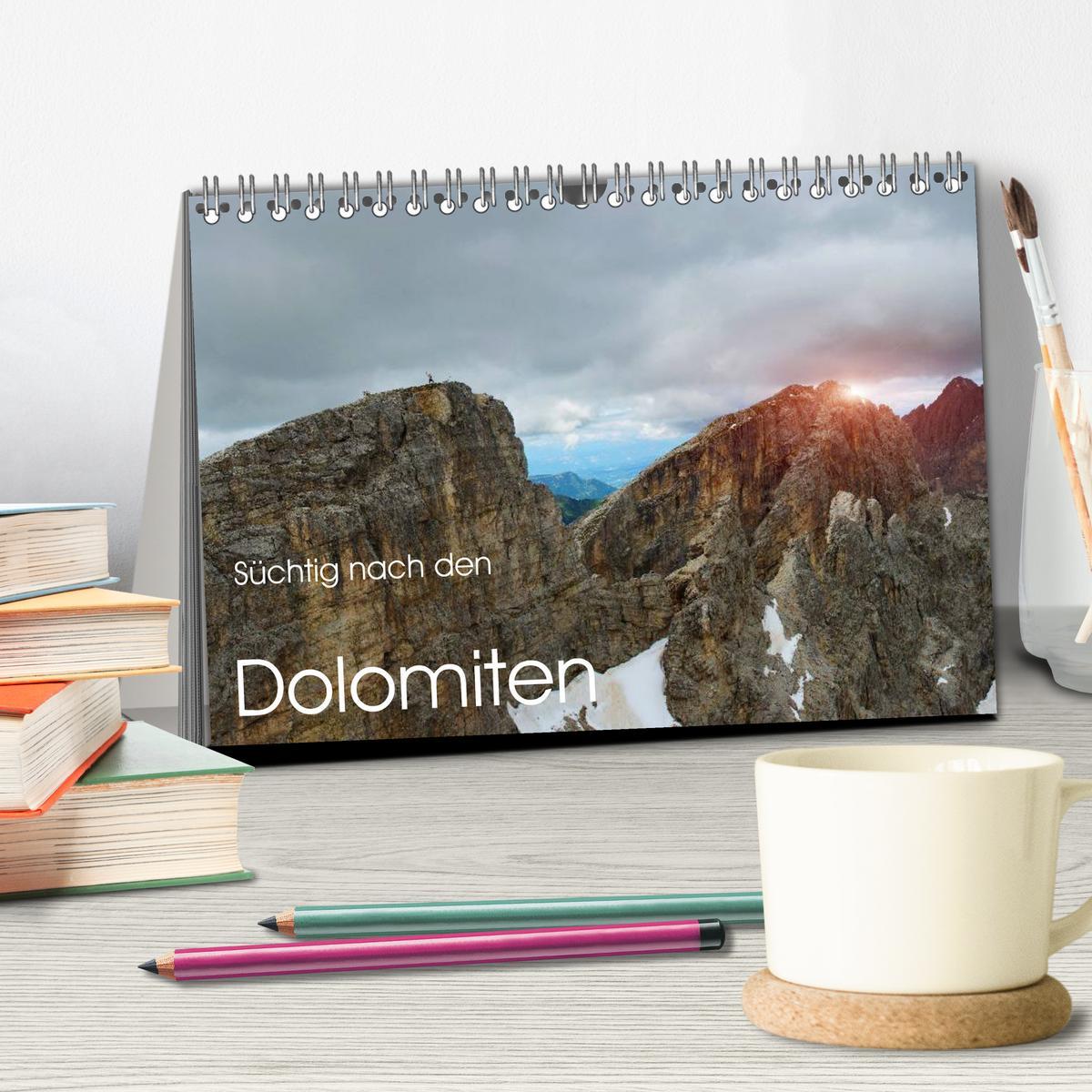 Bild: 9783435513819 | Süchtig nach den Dolomiten (Tischkalender 2025 DIN A5 quer),...