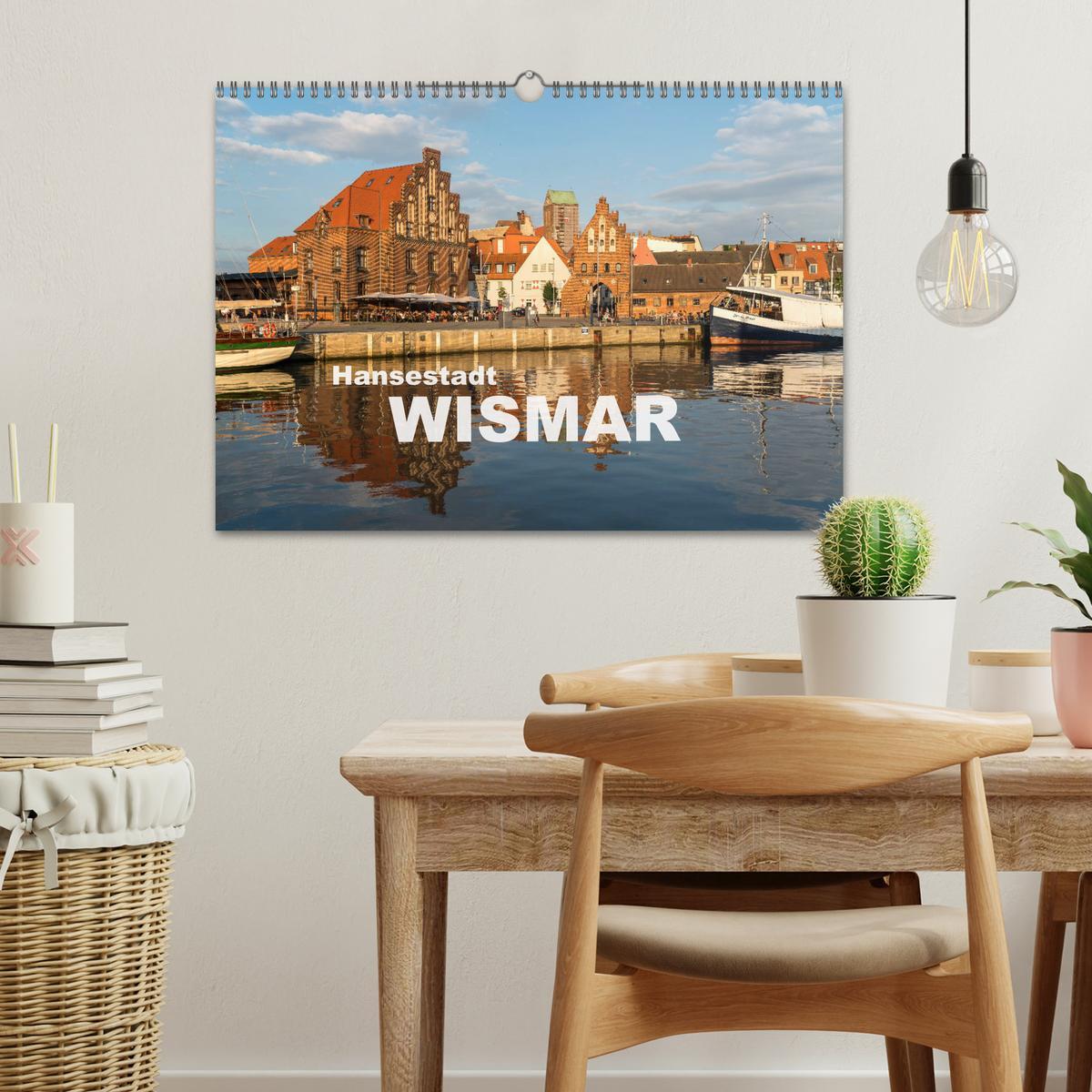 Bild: 9783435410750 | Hansestadt Wismar (Wandkalender 2025 DIN A3 quer), CALVENDO...