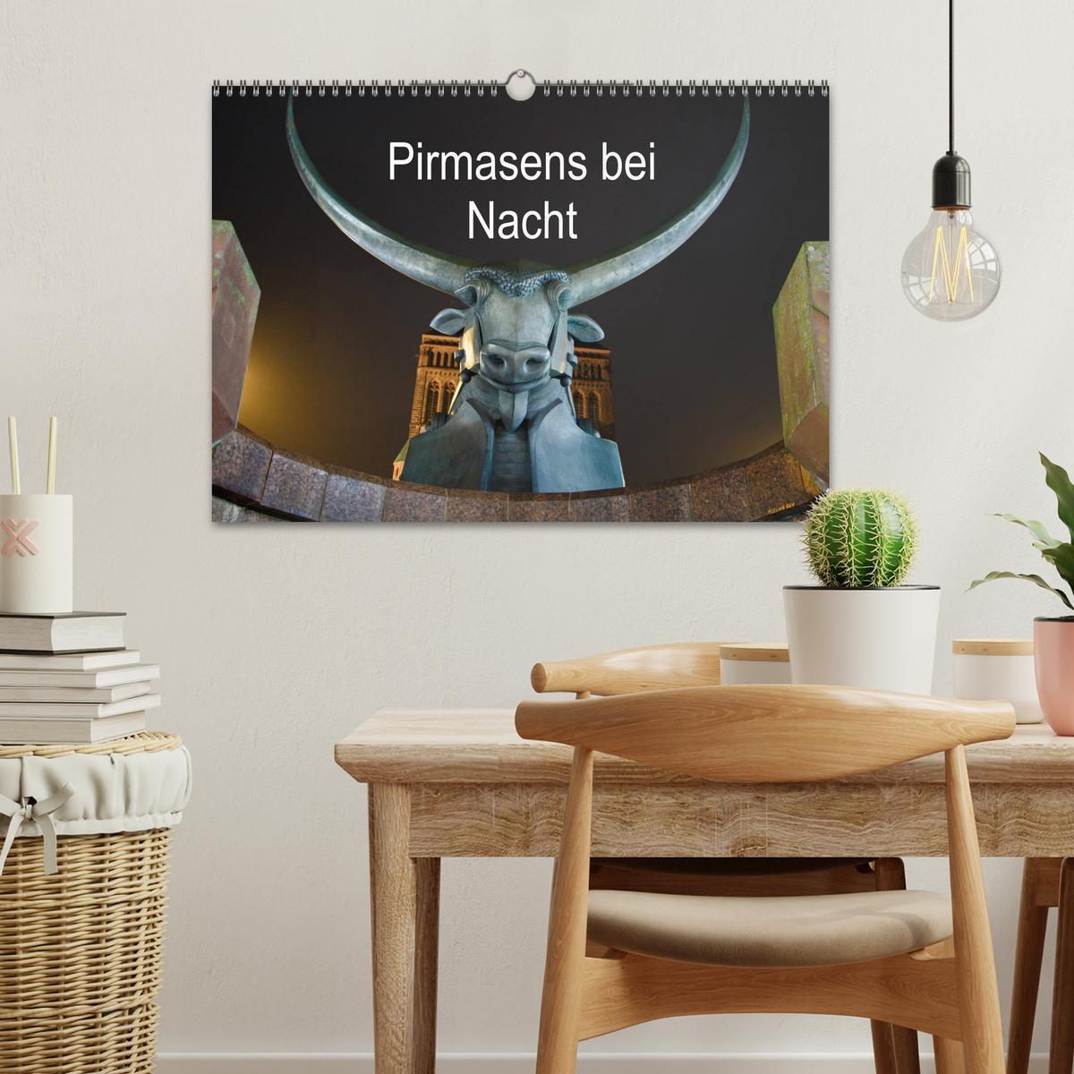 Bild: 9783435387625 | Pirmasens bei Nacht (Wandkalender 2025 DIN A3 quer), CALVENDO...