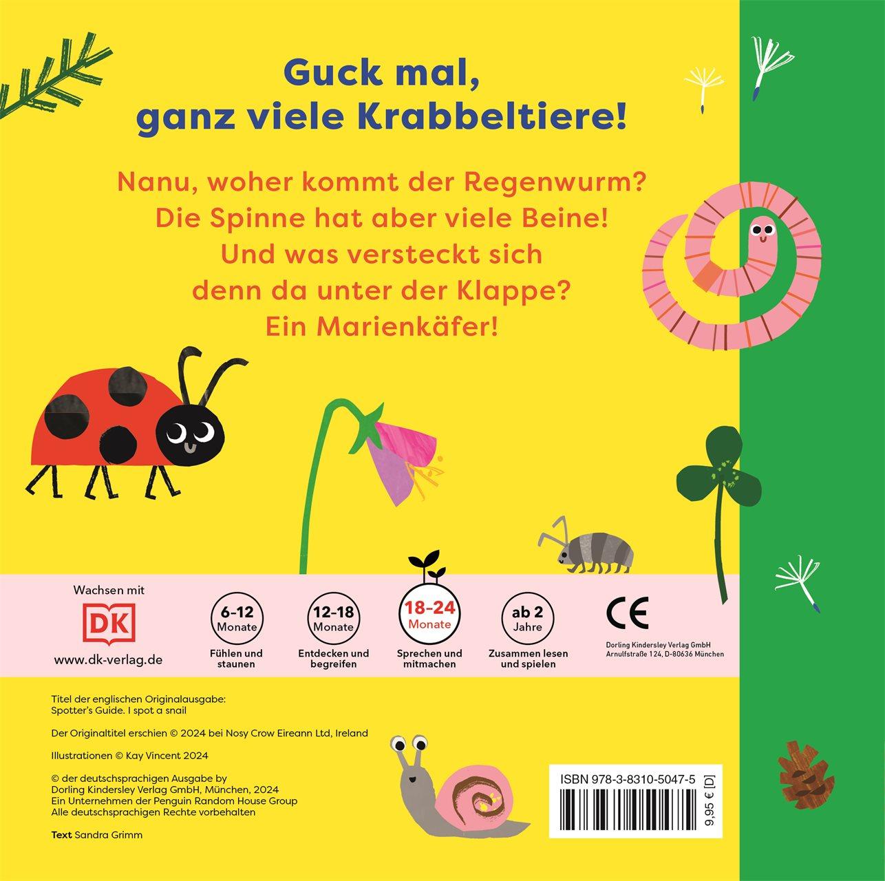 Rückseite: 9783831050475 | Mein erstes Natur-Entdeckerbuch. Da! Eine Schnecke | DK Verlag - Kids