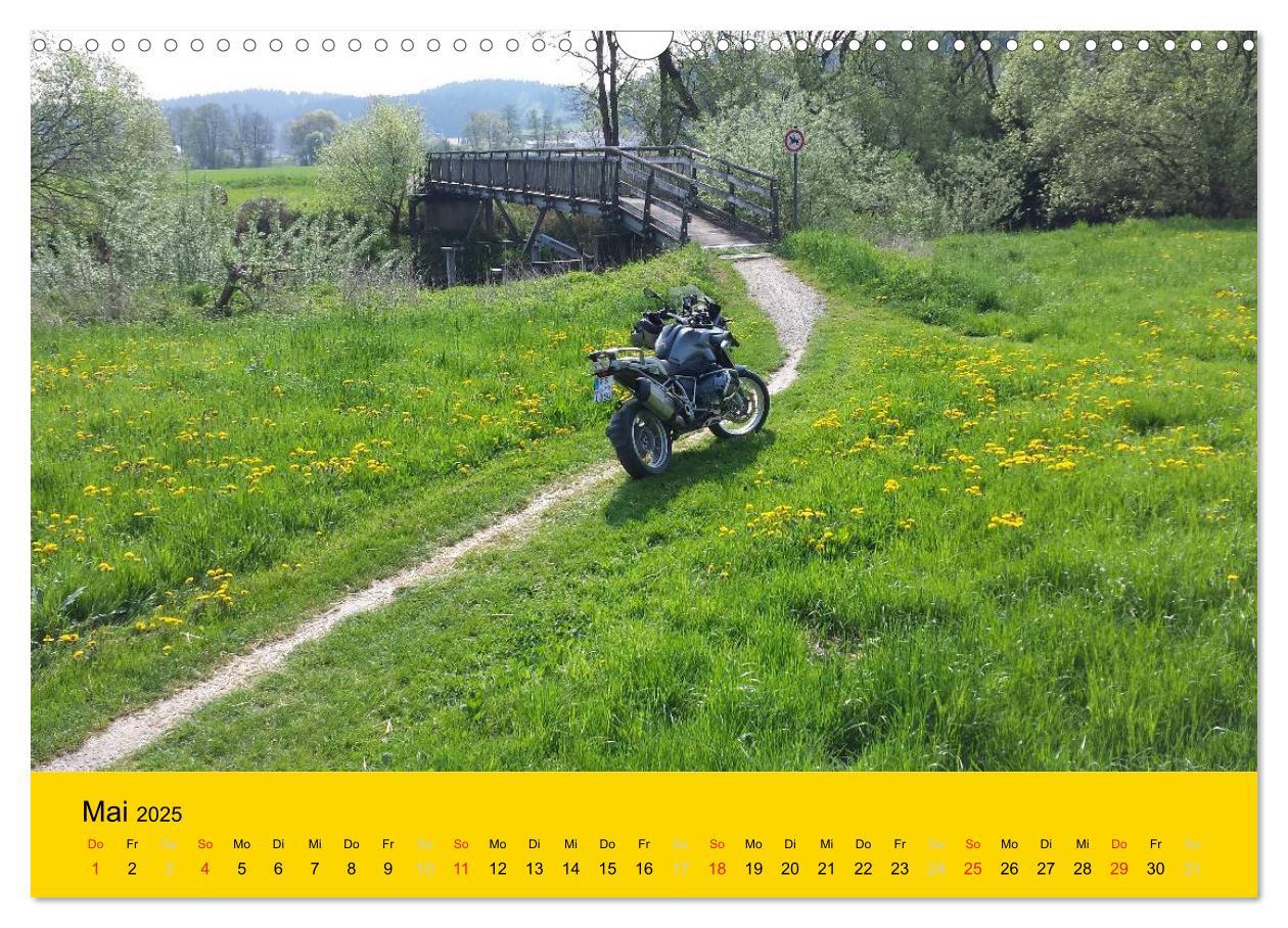 Bild: 9783435521463 | Freude an - Spaß mit der BMW GS (Wandkalender 2025 DIN A3 quer),...