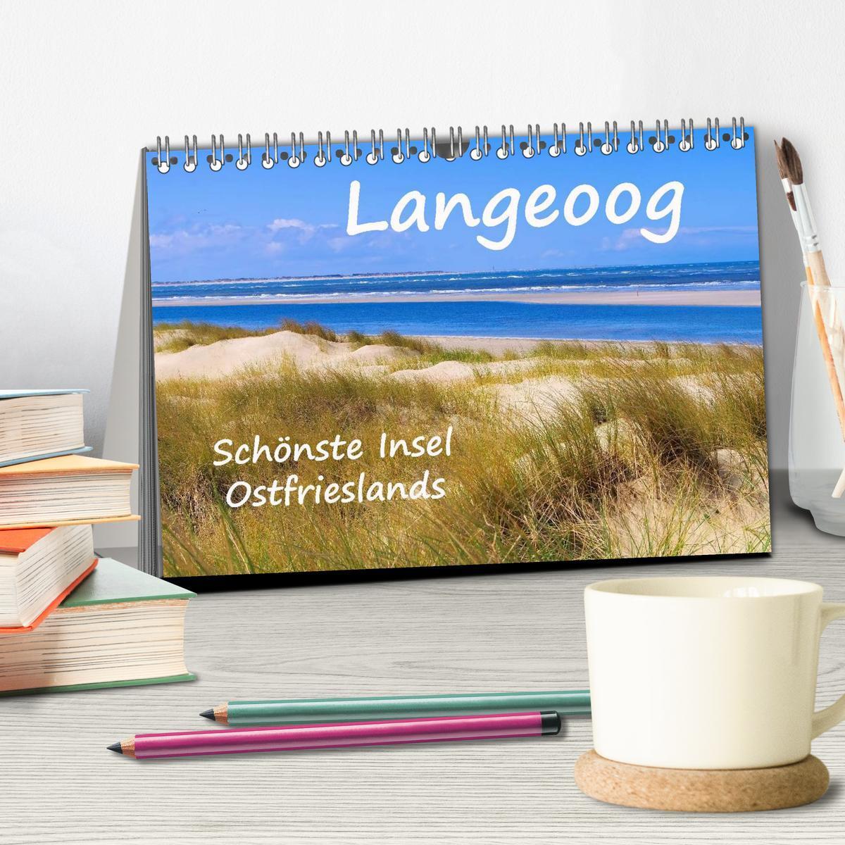 Bild: 9783435607891 | Langeoog - Schönste Insel Ostfrieslands (Tischkalender 2025 DIN A5...