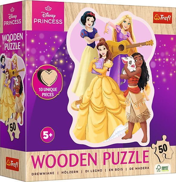 Cover: 5900511202571 | Holz Puzzle Junior 50 - Disney Princess | Spiel | In Kartonage | 20257