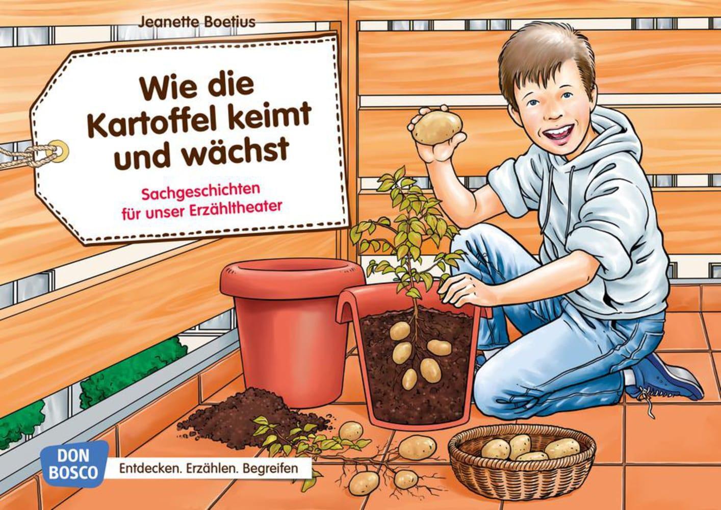 Cover: 4260179513688 | Wie die Kartoffel keimt und wächst. Kamishibai Bildkartenset. | Box