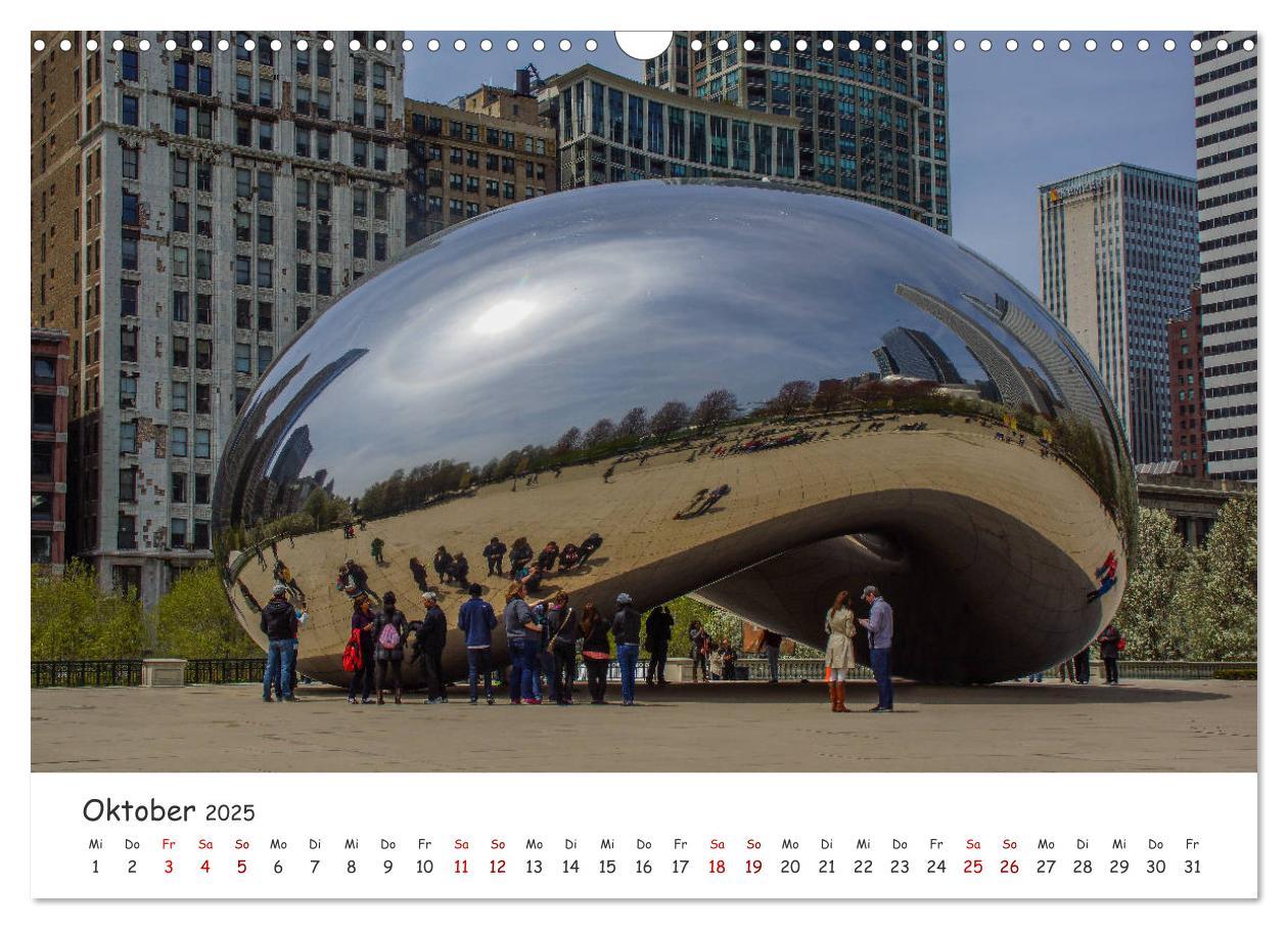 Bild: 9783435276141 | beeindruckendes Chicago (Wandkalender 2025 DIN A3 quer), CALVENDO...