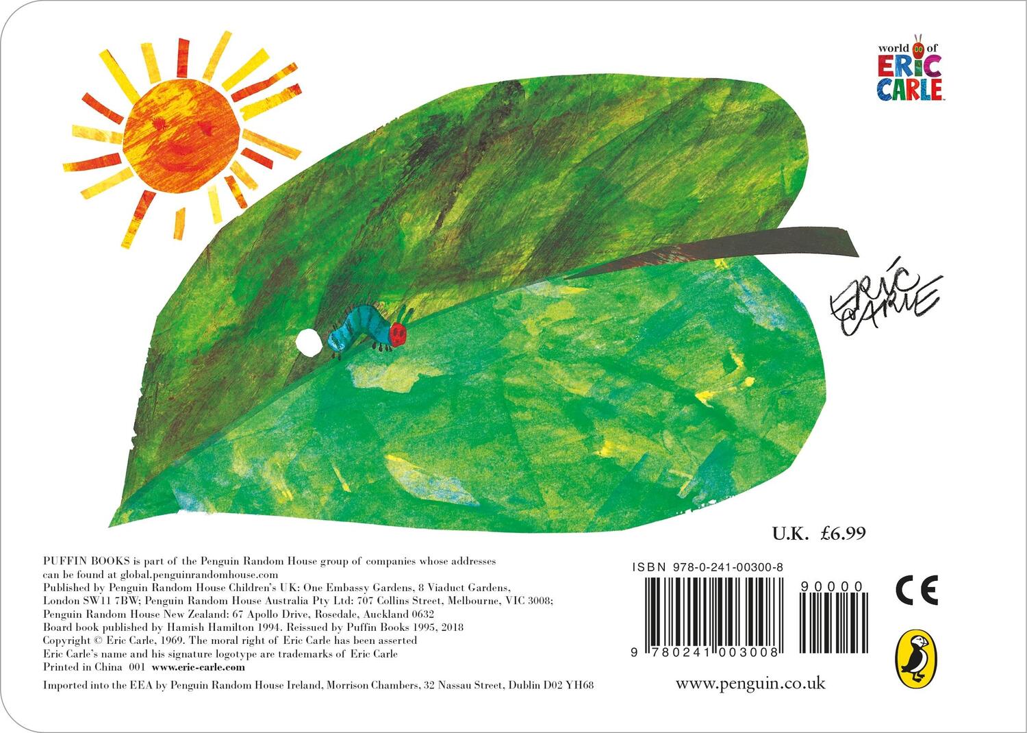 Rückseite: 9780241003008 | The Very Hungry Caterpillar | Eric Carle | Buch | Englisch | 1994