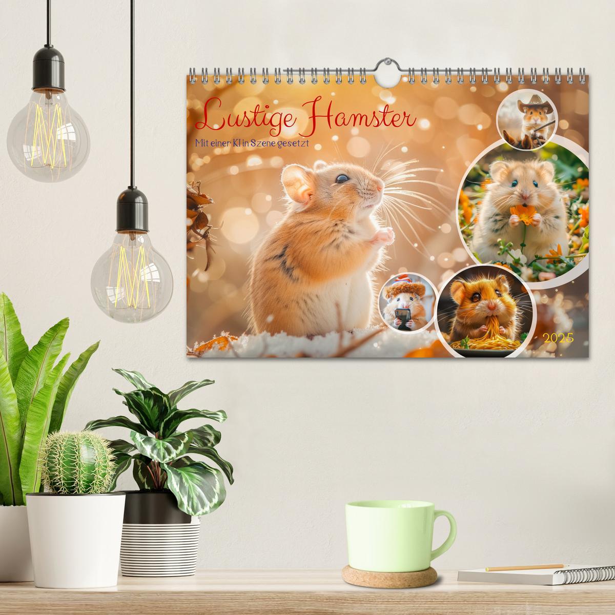 Bild: 9783435069958 | Lustige Hamster (Wandkalender 2025 DIN A4 quer), CALVENDO...