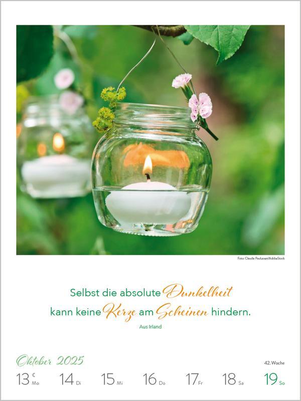 Bild: 9783731880462 | Literaturkalender Lebensweisheiten 2025 | Verlag Korsch | Kalender