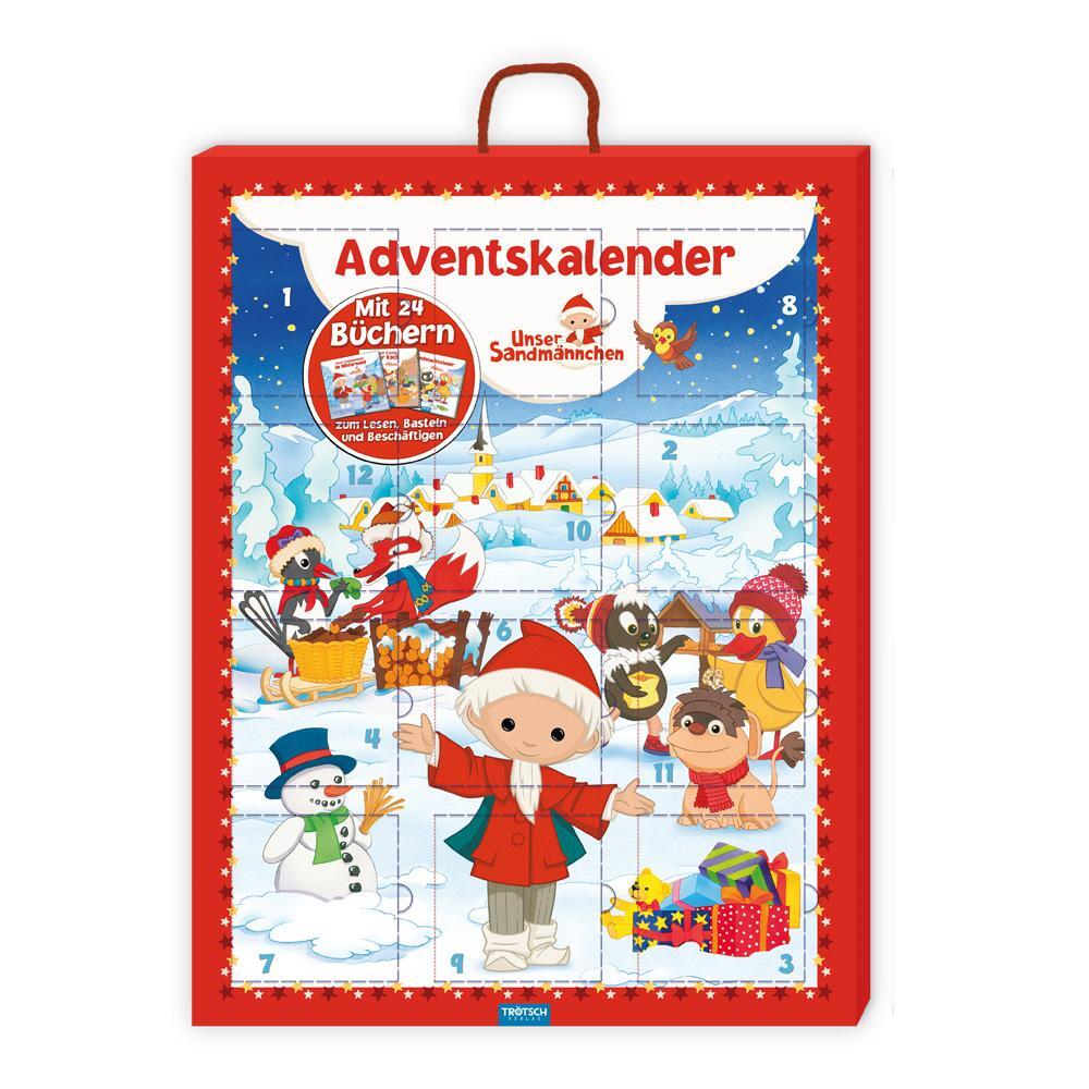 Cover: 9783965528369 | Trötsch Unser Sandmännchen und seine Freunde Adventskalender mit 24...