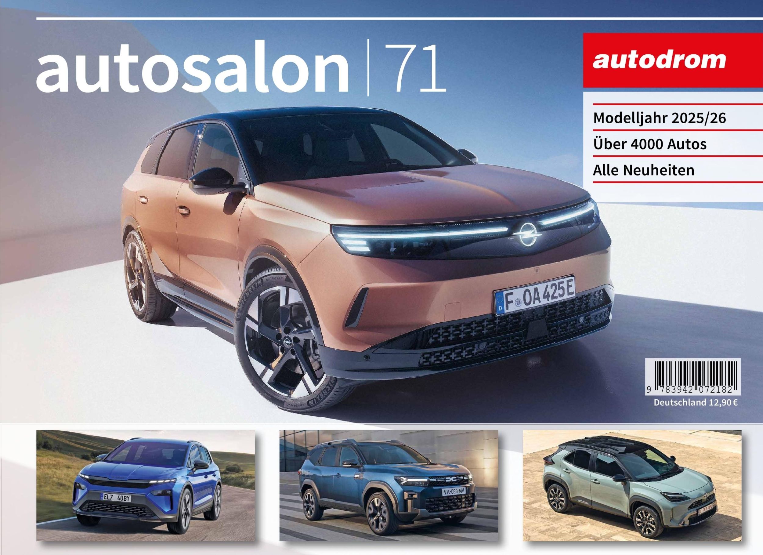 Cover: 9783942072182 | autosalon - autodrom | autosalon 71, Modelle 2025 | Nickel (u. a.)