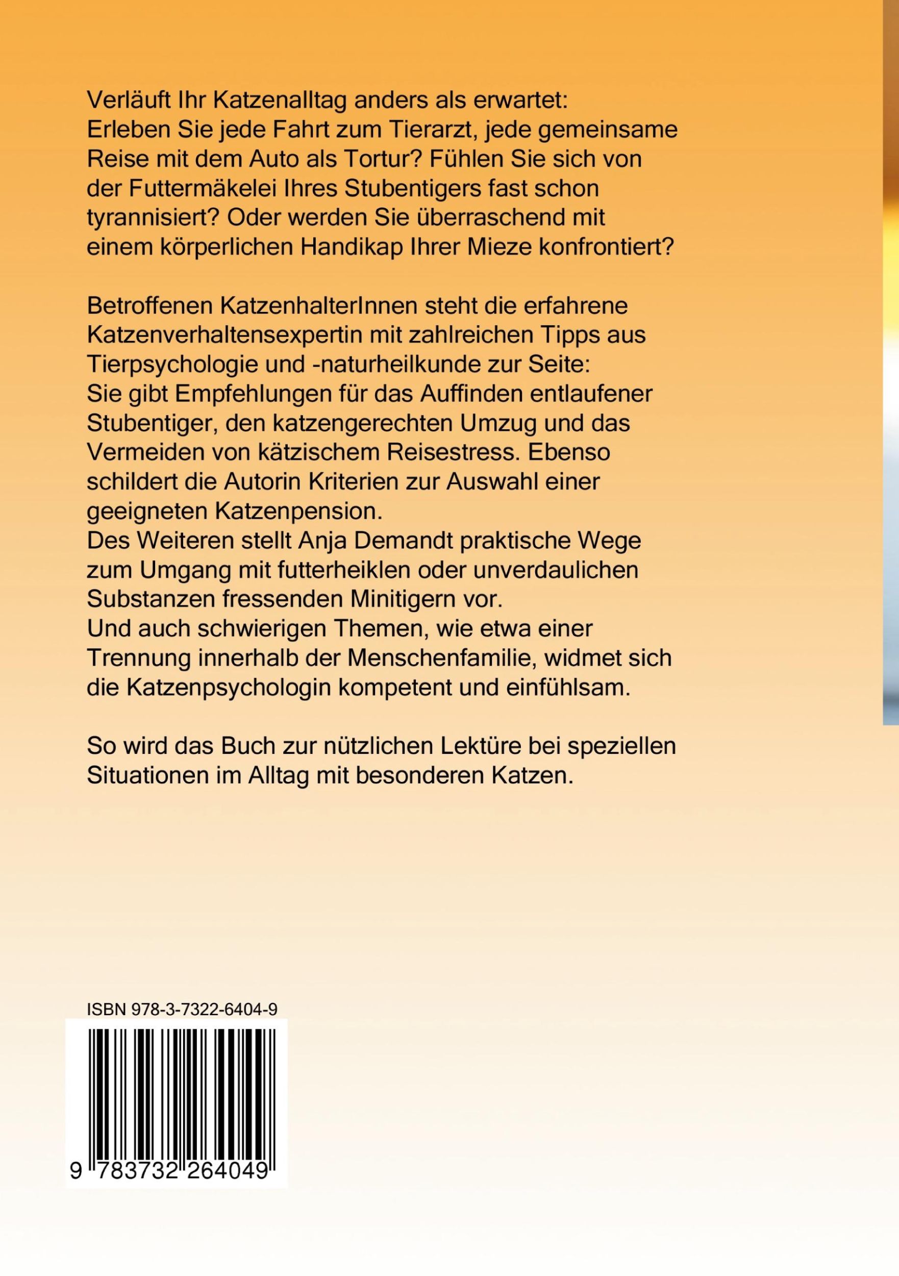 Rückseite: 9783732264049 | Unser Katzenalltag ist besonders | Anja Demandt | Taschenbuch | 124 S.