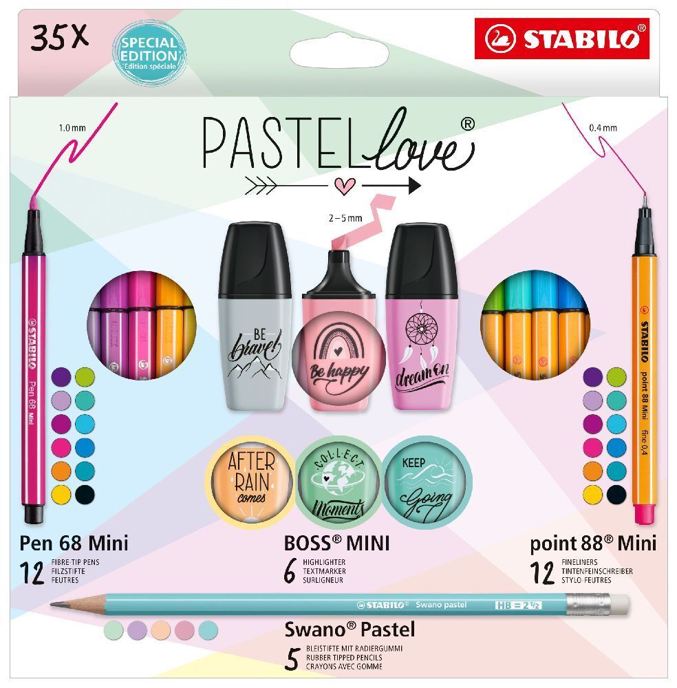 Cover: 4006381590372 | STABILO Mini World 35er Pastel Set | Stück | In Karton | 2023