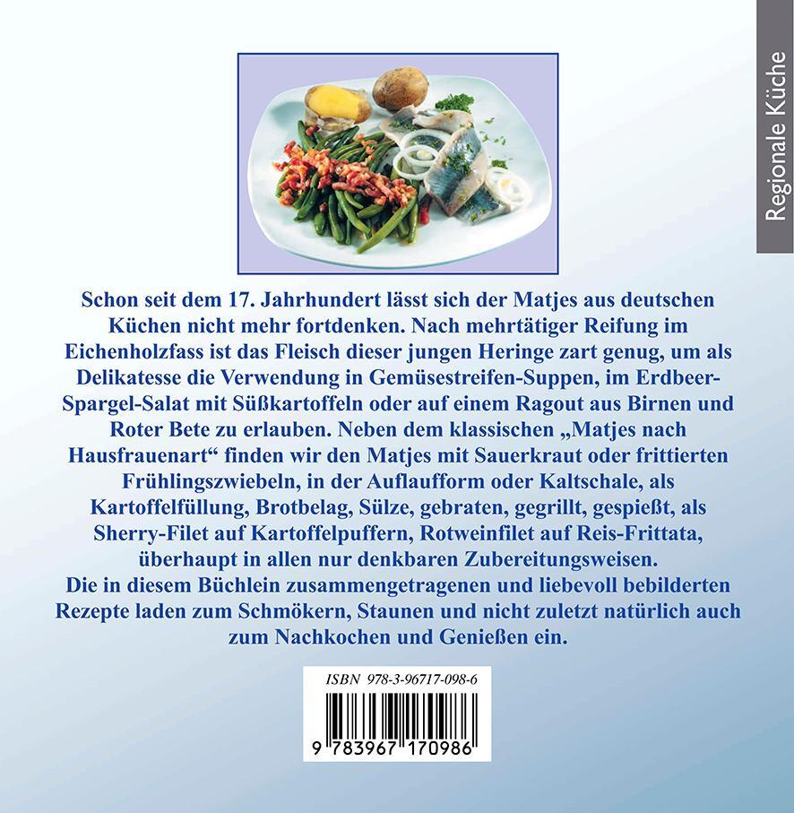 Rückseite: 9783967170986 | Matjes | Pikante Rezepte für kulinarische Genießer | Buch | Deutsch