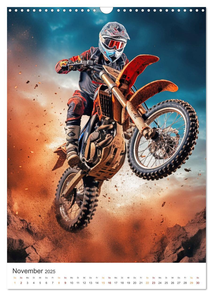 Bild: 9783435856305 | Motocross - Mit Leib und Seele dabei (Wandkalender 2025 DIN A3...