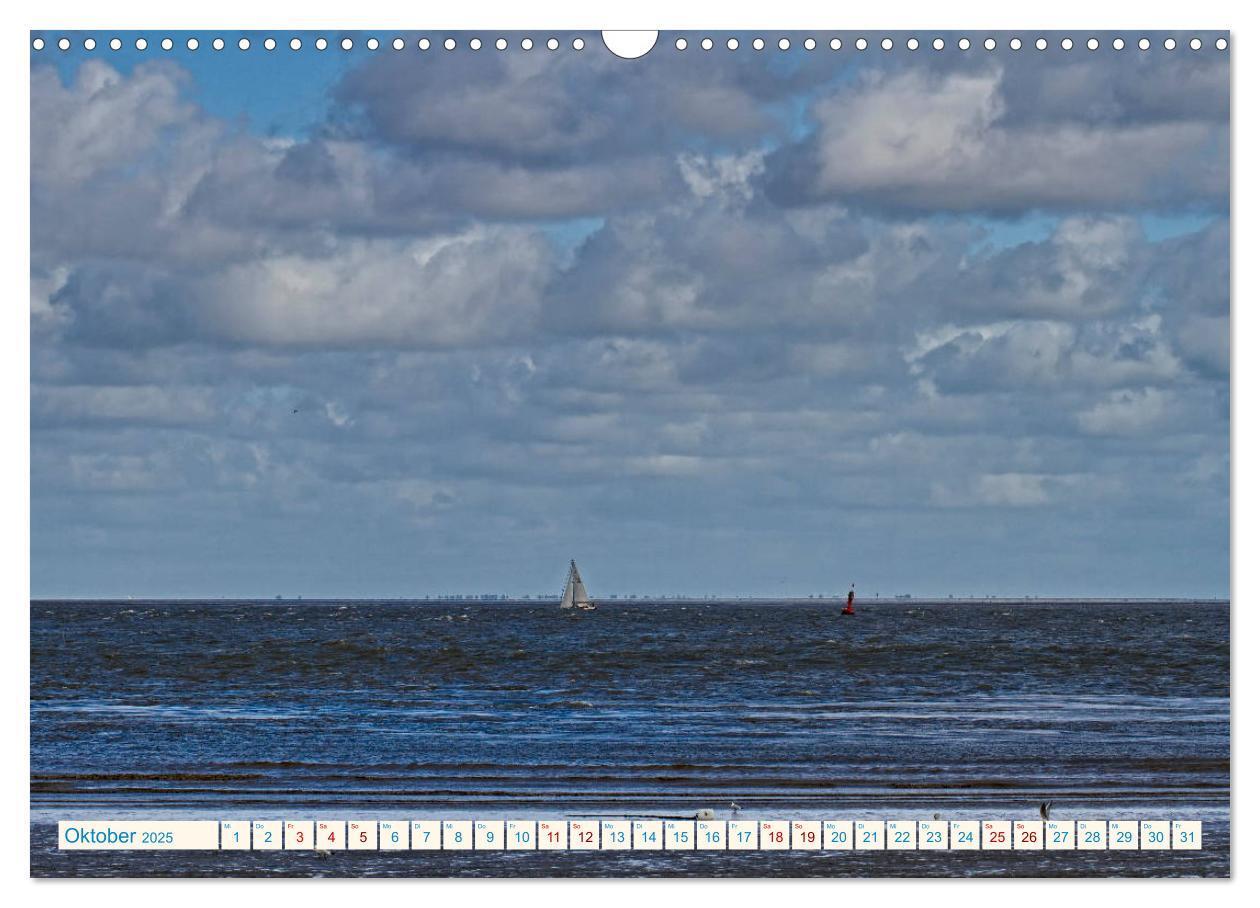 Bild: 9783435428526 | Cuxhaven, Landschaften zwischen Küste und Heide (Wandkalender 2025...