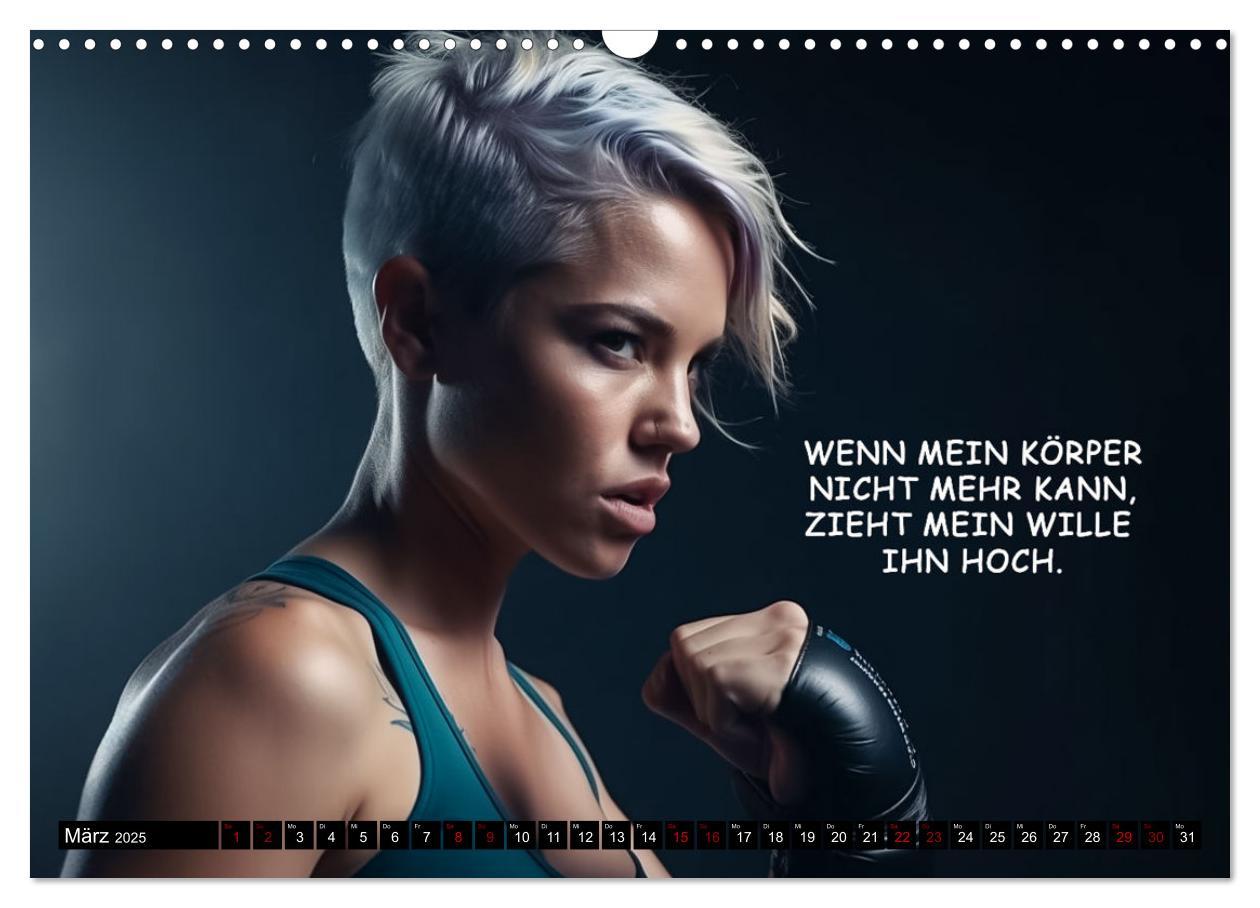 Bild: 9783383909252 | Motivation und Boxen (Wandkalender 2025 DIN A3 quer), CALVENDO...