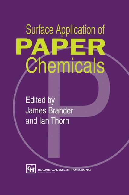 Cover: 9780751403701 | Surface Application of Paper Chemicals | I. Thorn (u. a.) | Buch