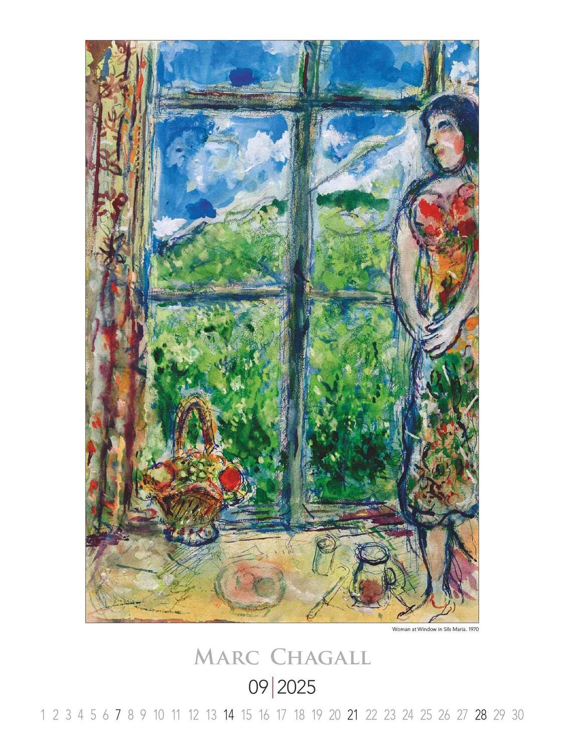 Bild: 4251732344030 | Marc Chagall 2025 - Bild-Kalender 42x56 cm - Kunst-Kalender -...