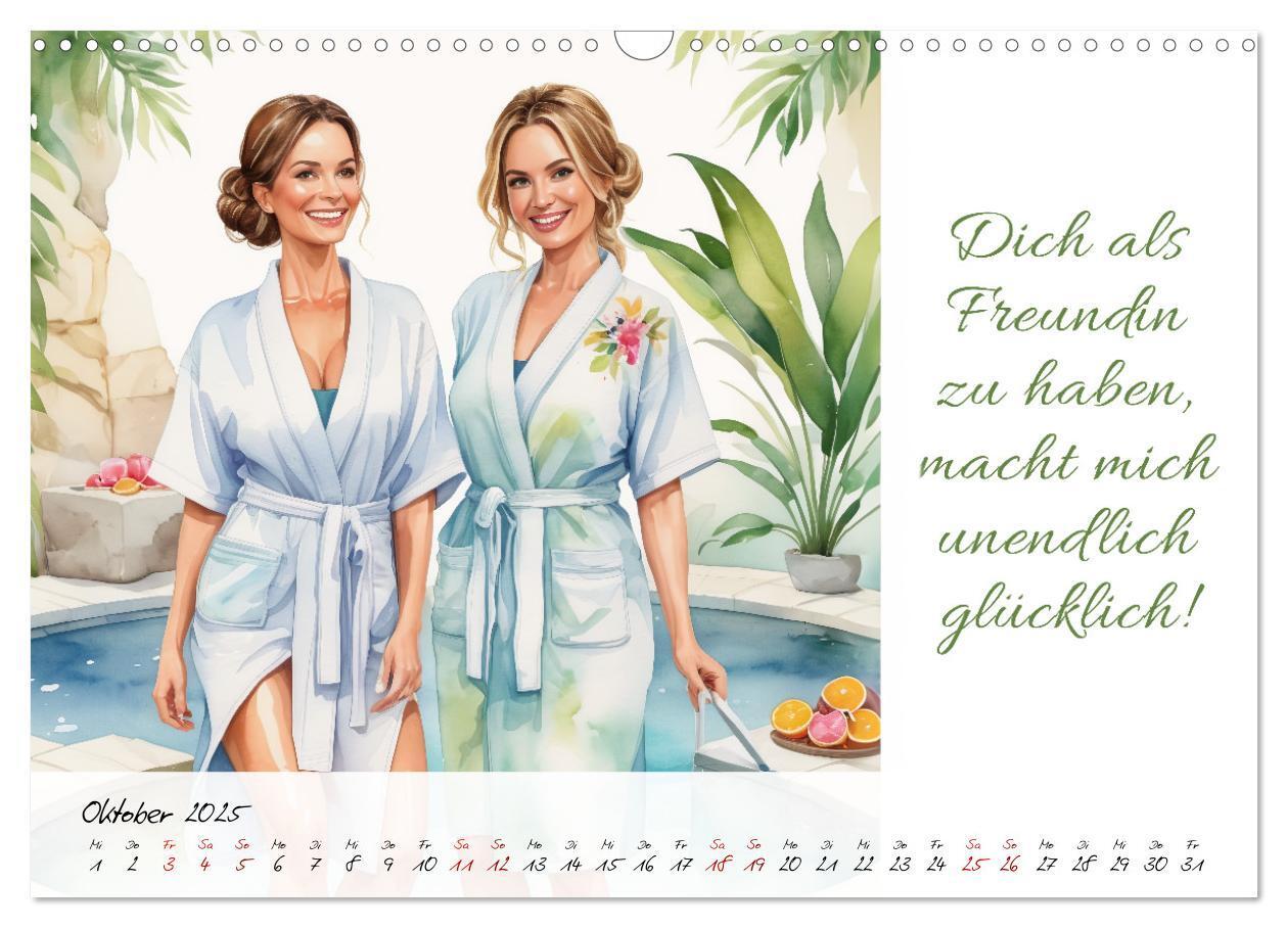 Bild: 9783383775536 | Beste Freundinnen (Wandkalender 2025 DIN A3 quer), CALVENDO...