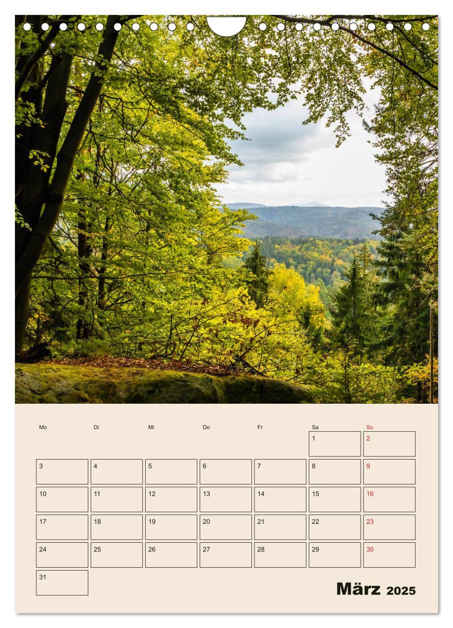 Bild: 9783435972197 | Zauberhafte Sächsische Schweiz (Wandkalender 2025 DIN A4 hoch),...