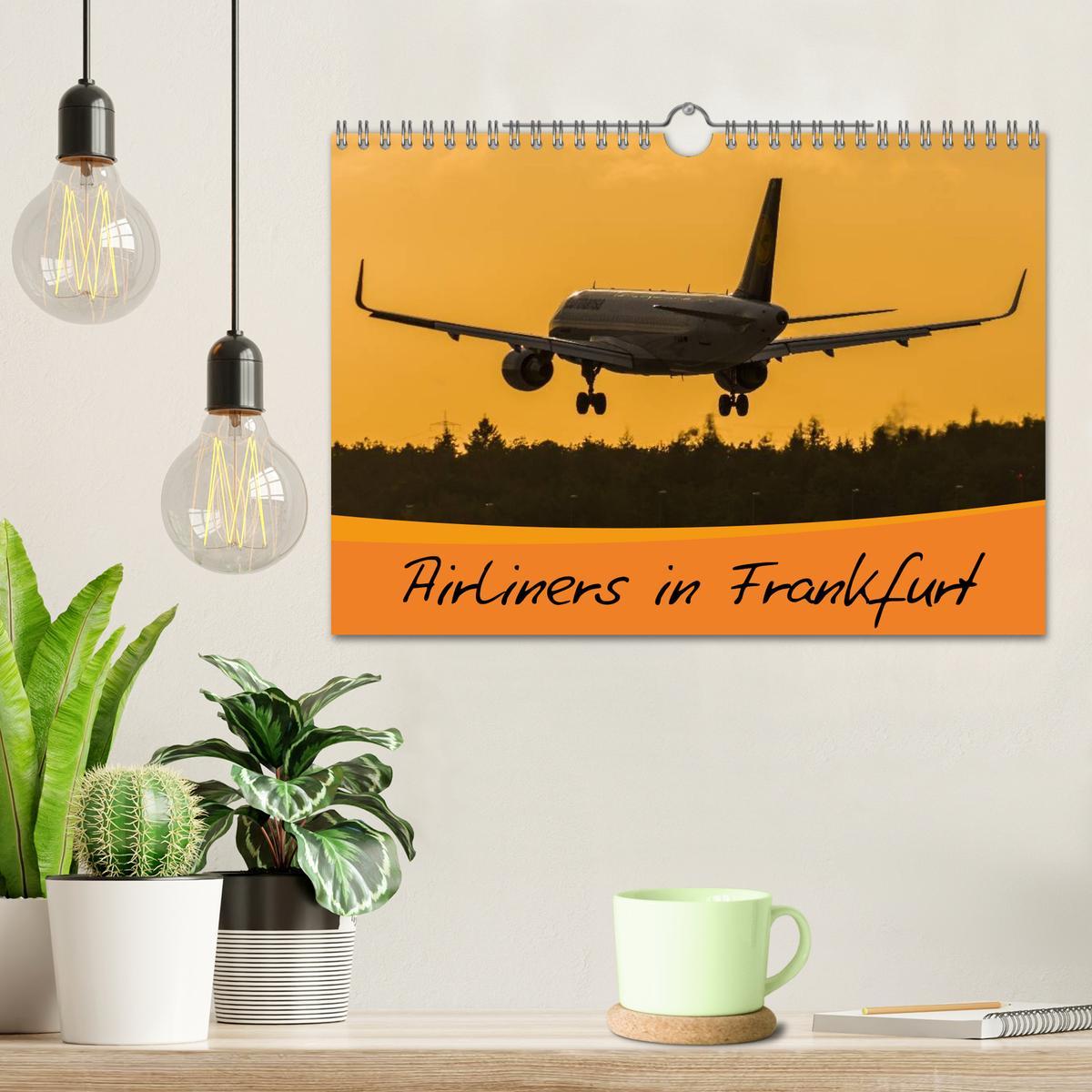 Bild: 9783435778812 | Airliners in Frankfurt (Wandkalender 2025 DIN A4 quer), CALVENDO...