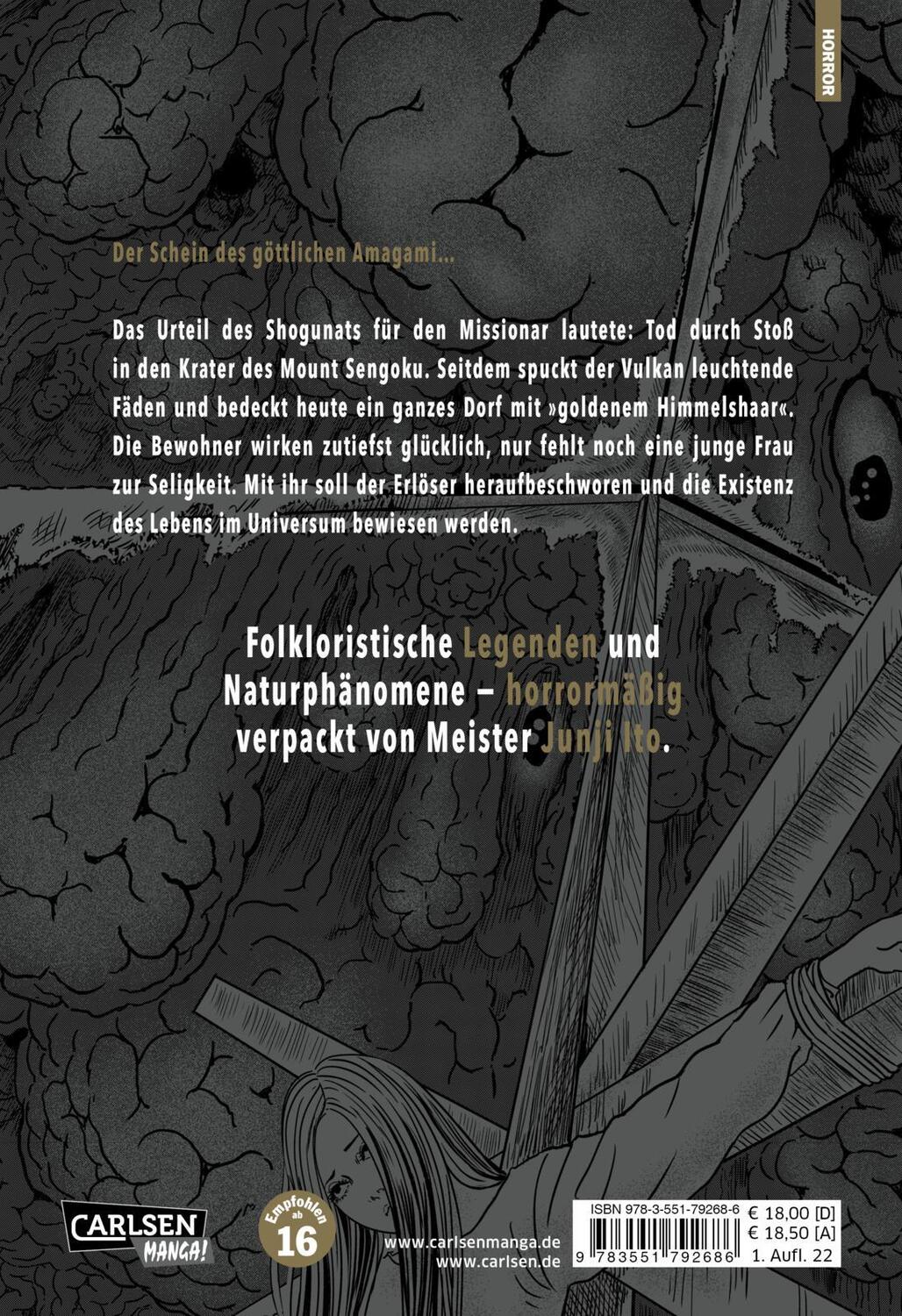 Rückseite: 9783551792686 | Sensor | Junji Ito | Buch | Vorsatz farbig | 236 S. | Deutsch | 2022