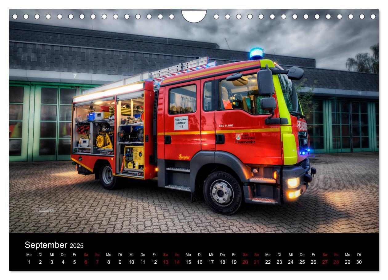 Bild: 9783435422579 | Feuerwehr und Rettungsdienst (Wandkalender 2025 DIN A4 quer),...