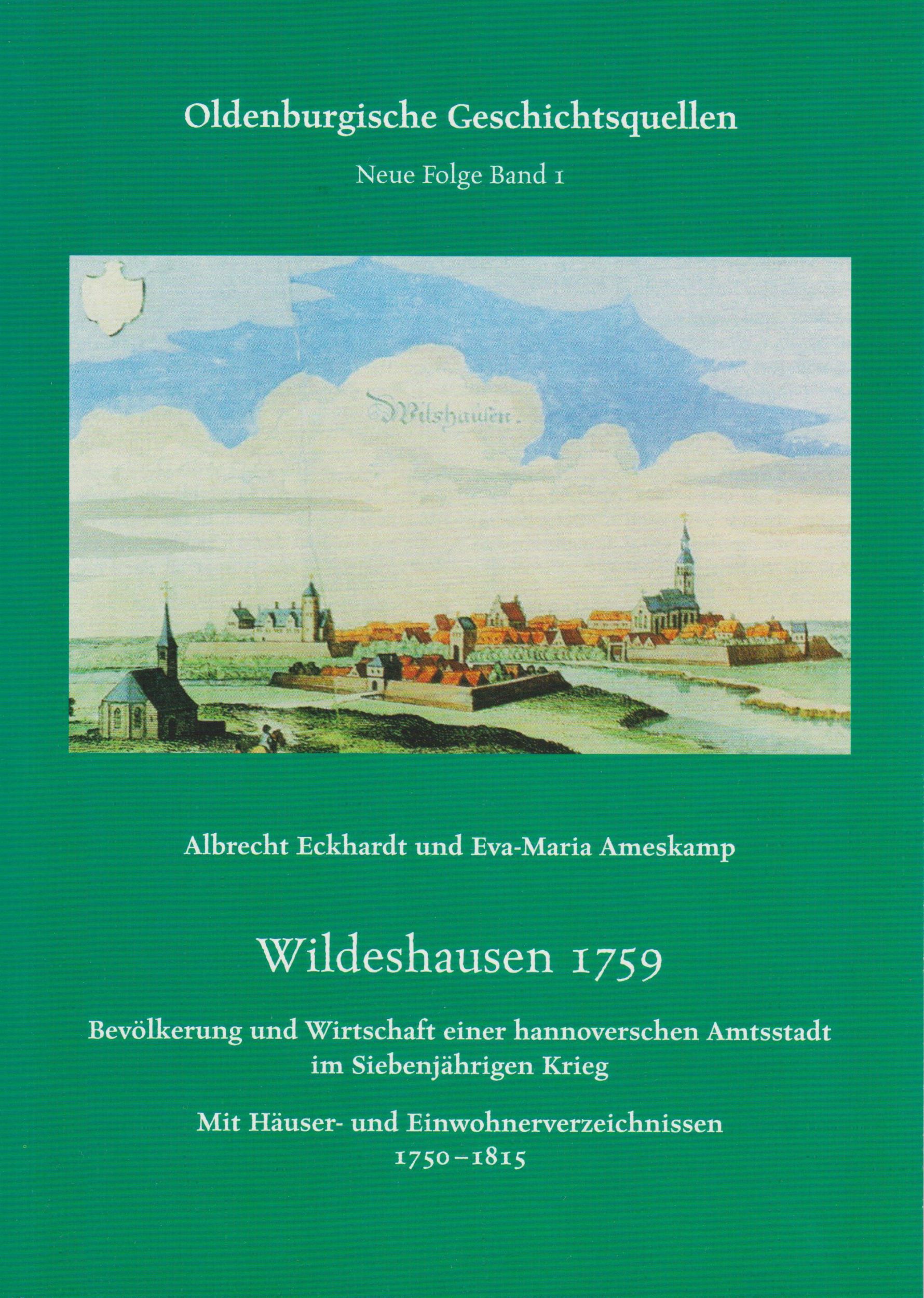 Cover: 9783730821251 | Wildeshausen 1759 | Albrecht Eckhardt (u. a.) | Taschenbuch | 154 S.