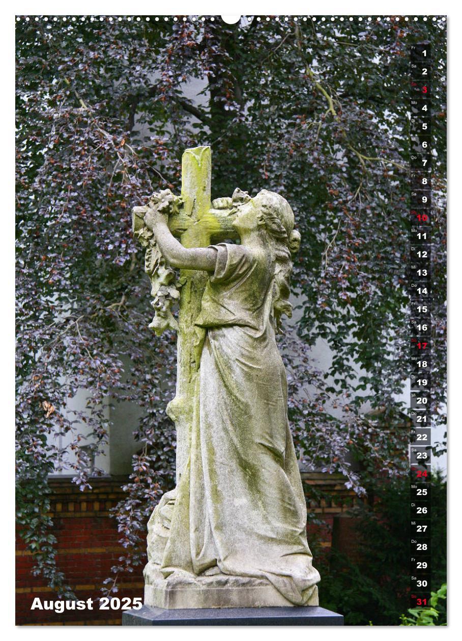 Bild: 9783435946655 | Friedhofsengel in Berlin (Wandkalender 2025 DIN A2 hoch), CALVENDO...