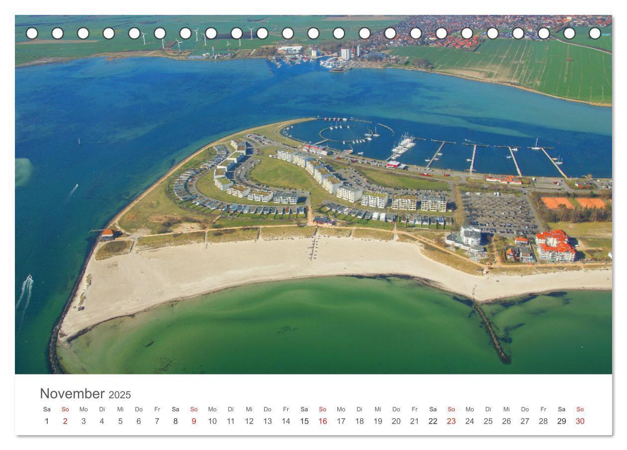 Bild: 9783435095964 | Fehmarn aus der Luft (Tischkalender 2025 DIN A5 quer), CALVENDO...