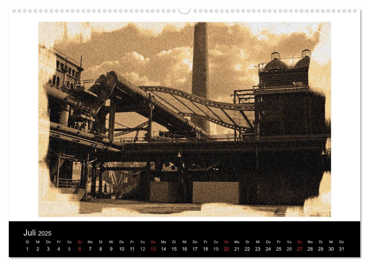 Bild: 9783435840861 | Landschaftspark Duisburg-Nord (Wandkalender 2025 DIN A2 quer),...