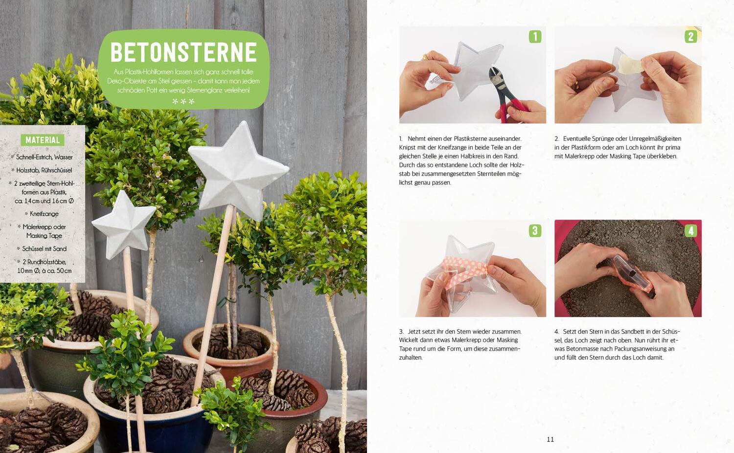 Bild: 9783745902990 | Beton-Deko für den Garten | Johanna Rundel | Buch | Creatissimo | 2021