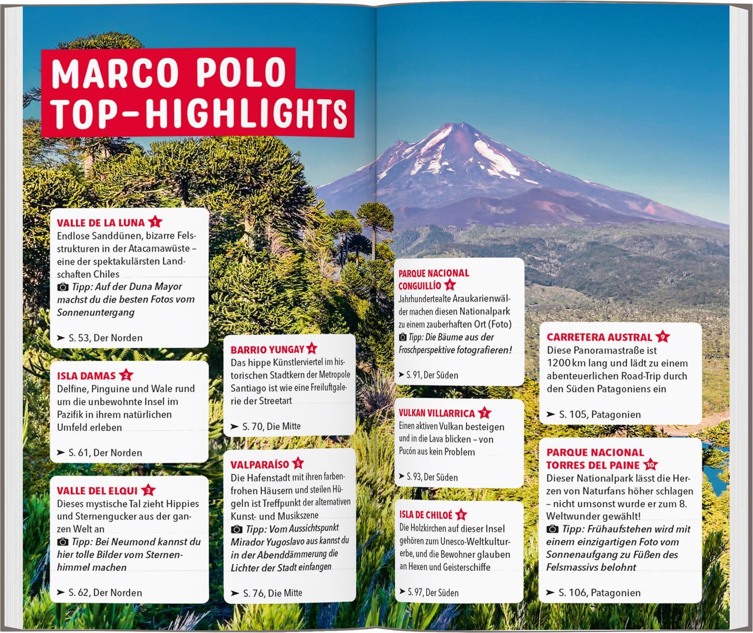 Bild: 9783829735452 | MARCO POLO Reiseführer Chile | Sophia Boddenberg (u. a.) | Taschenbuch