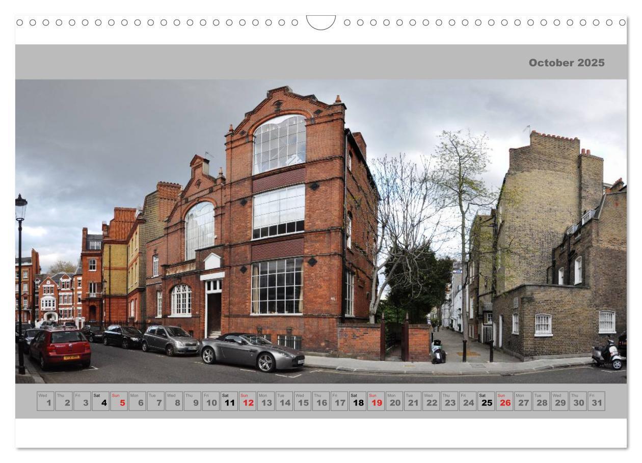 Bild: 9781325995875 | London Street Fronts 2025 / UK-Version (Wall Calendar 2025 DIN A3...