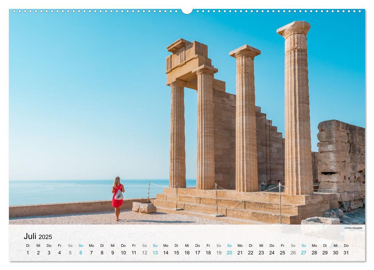 Bild: 9783383926020 | Rhodos - Die Highlights der Insel (Wandkalender 2025 DIN A2 quer),...