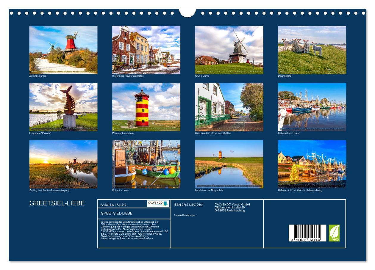 Bild: 9783435070664 | GREETSIEL-LIEBE (Wandkalender 2025 DIN A3 quer), CALVENDO...