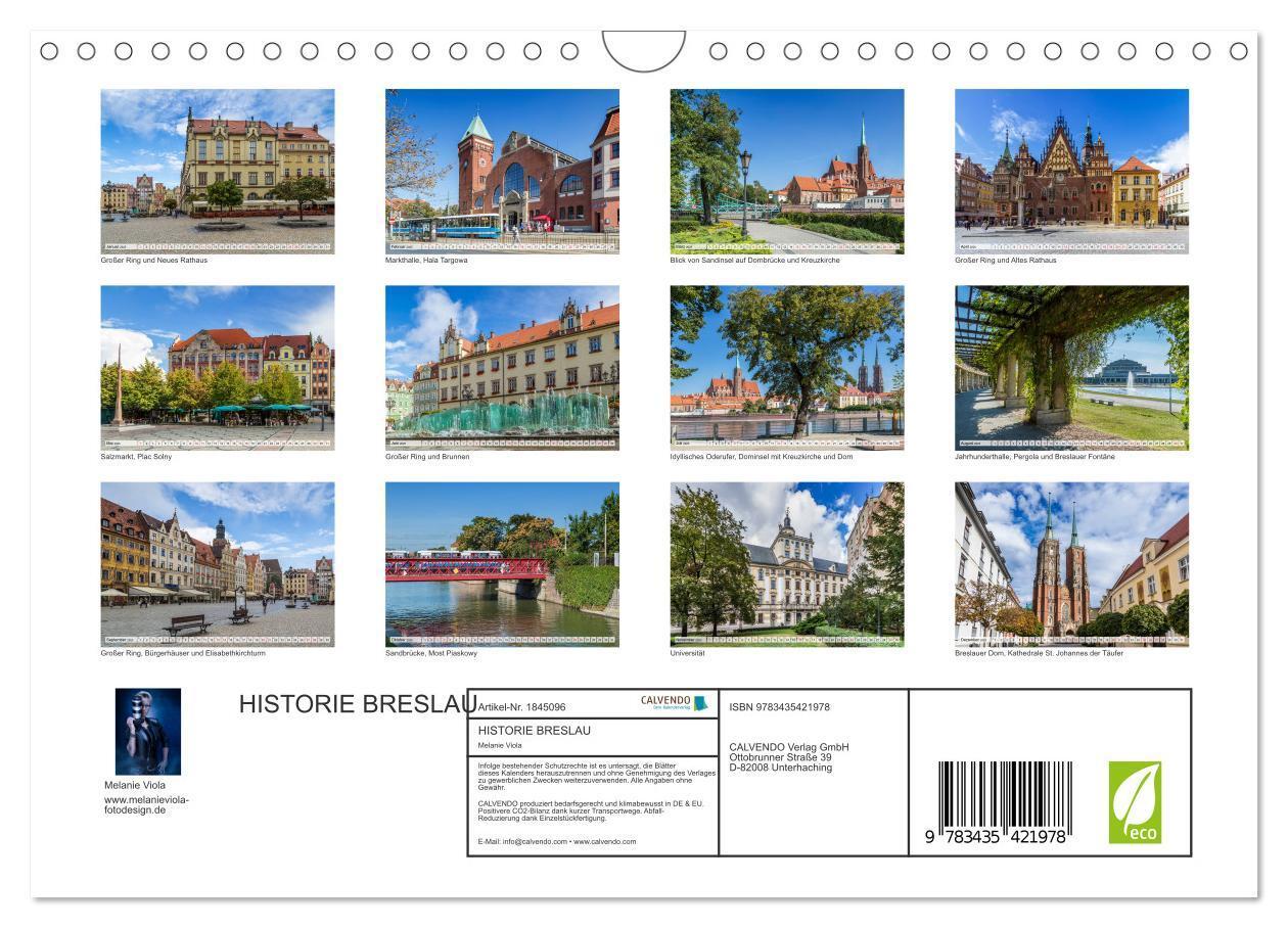 Bild: 9783435421978 | HISTORIE BRESLAU (Wandkalender 2025 DIN A4 quer), CALVENDO...