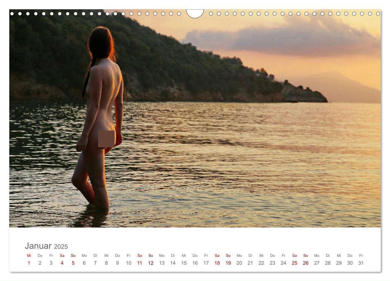 Bild: 9783435437740 | Akt und Meer (Wandkalender 2025 DIN A3 quer), CALVENDO Monatskalender