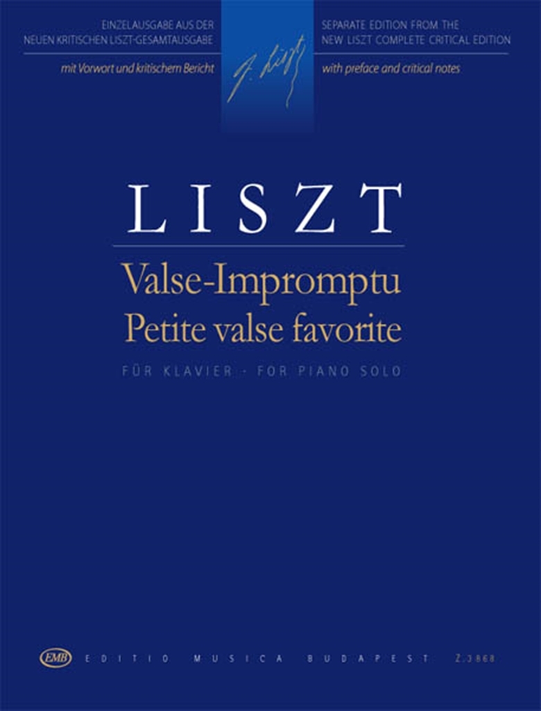 Cover: 9790080038680 | Valse impromptu - Petite Valse Favorite | Franz Liszt | Buch | 2014