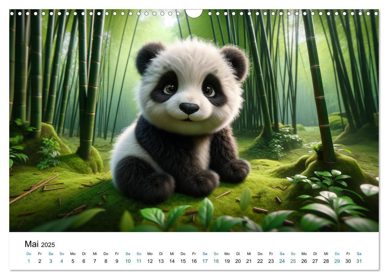 Bild: 9783383766596 | Baby-Tiere (Wandkalender 2025 DIN A3 quer), CALVENDO Monatskalender