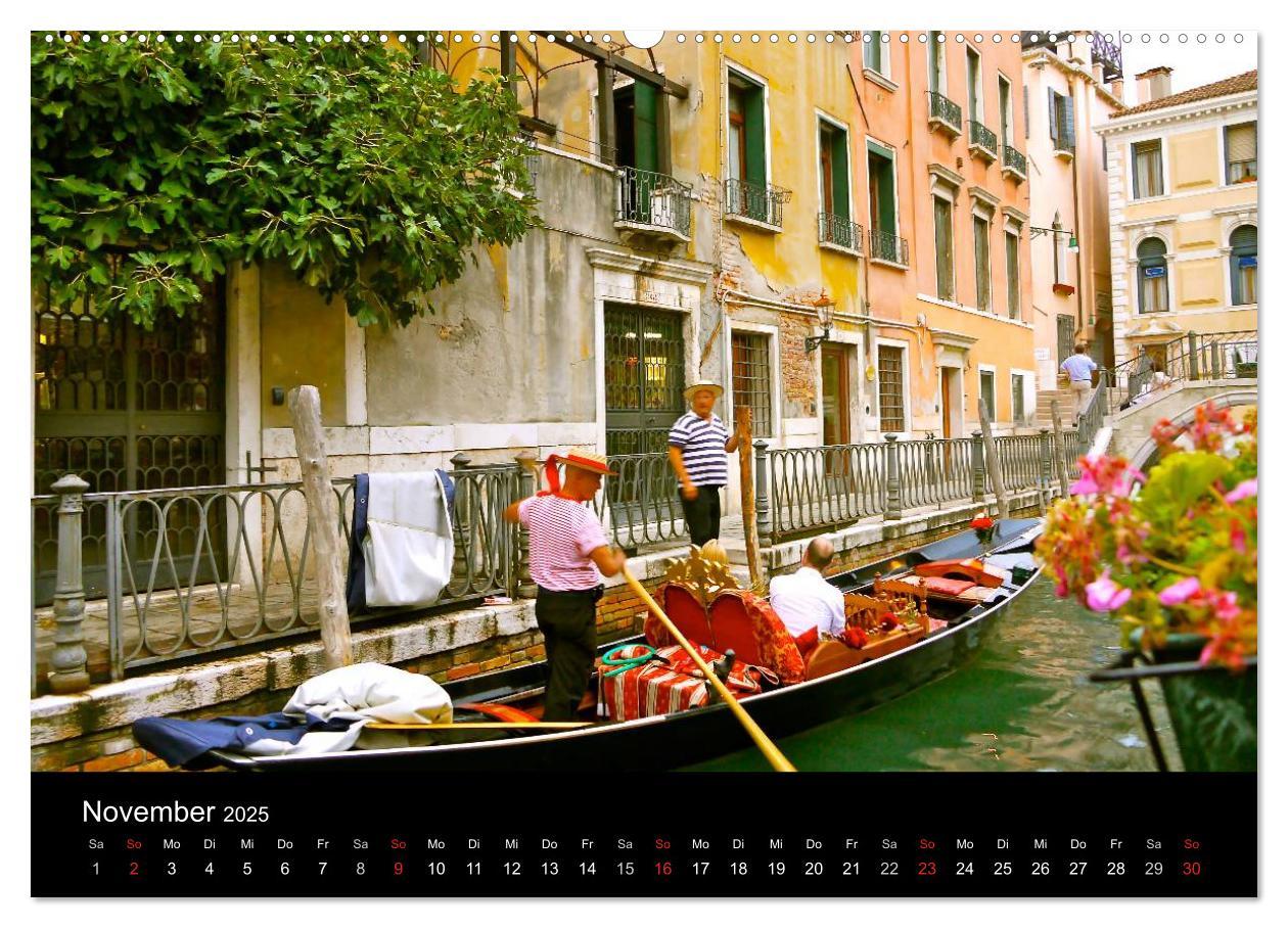 Bild: 9783435823468 | Venedig 2025 (Wandkalender 2025 DIN A2 quer), CALVENDO Monatskalender