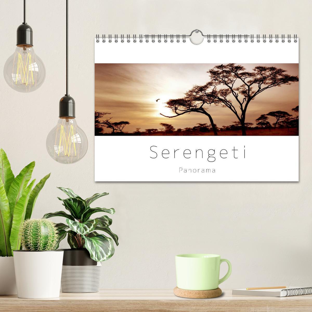 Bild: 9783435687749 | Serengeti Panorama (Wandkalender 2025 DIN A4 quer), CALVENDO...