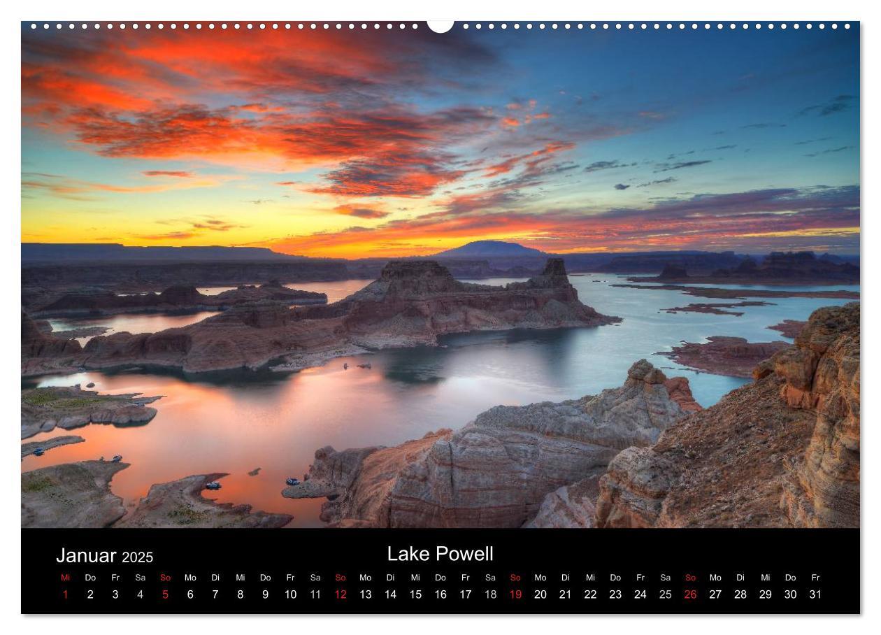 Bild: 9783435799923 | USA - Der Wilde Westen (Wandkalender 2025 DIN A2 quer), CALVENDO...