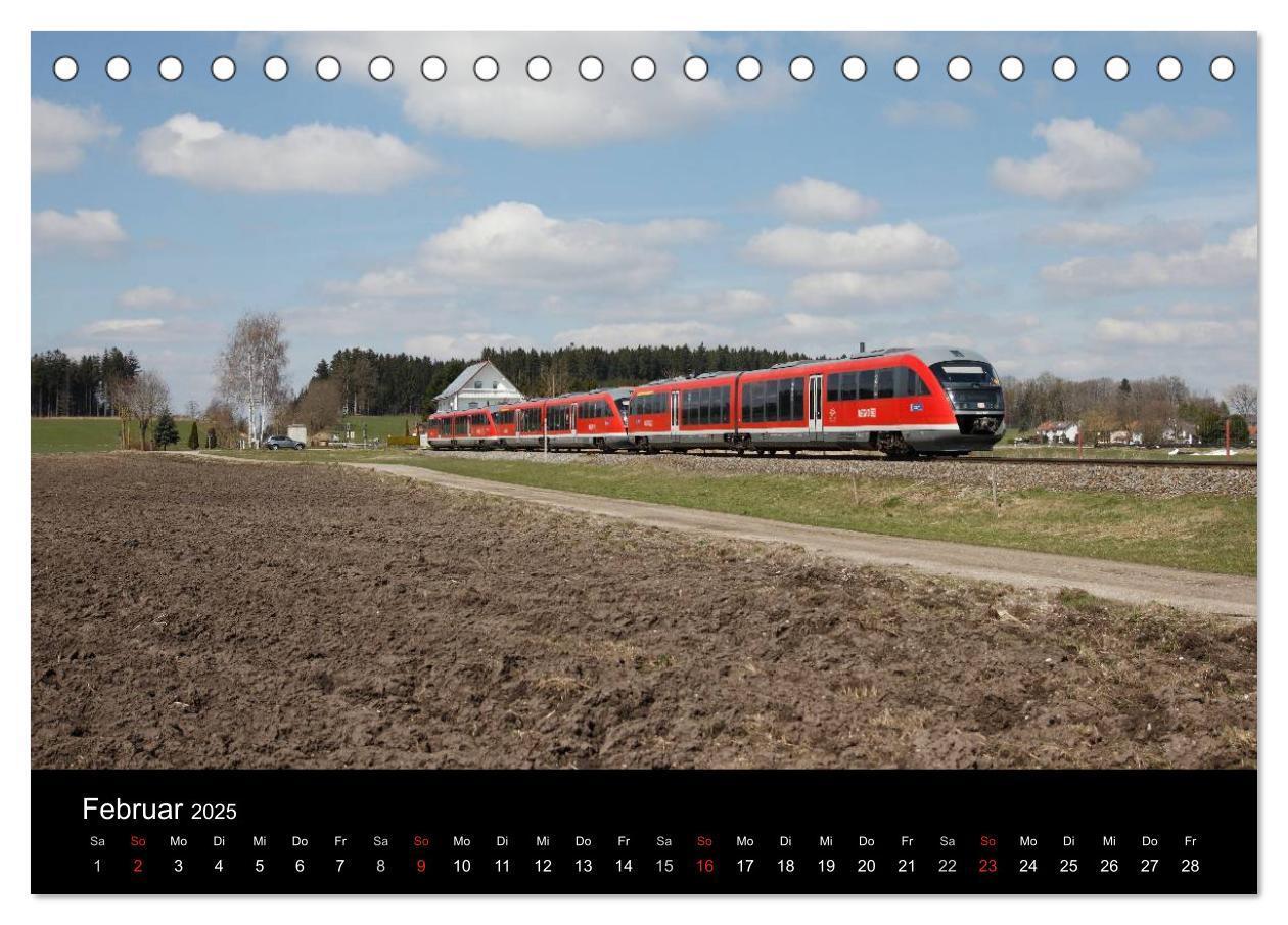 Bild: 9783435584680 | Mit der Bahn durch die Alpen (Tischkalender 2025 DIN A5 quer),...