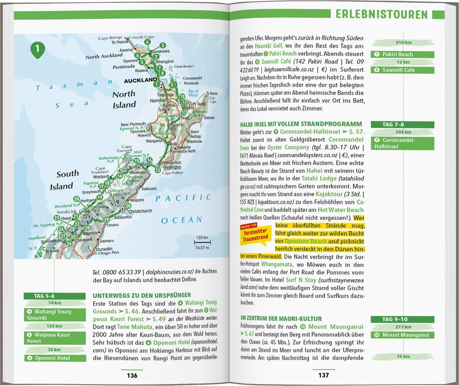 Bild: 9783829736954 | MARCO POLO Reiseführer Neuseeland | Aileen Tiedemann (u. a.) | Buch