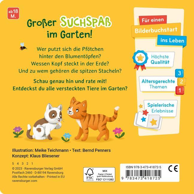 Bild: 9783473418725 | Rate mal: Wer lebt im Garten? | Bernd Penners | Buch | 24 S. | Deutsch