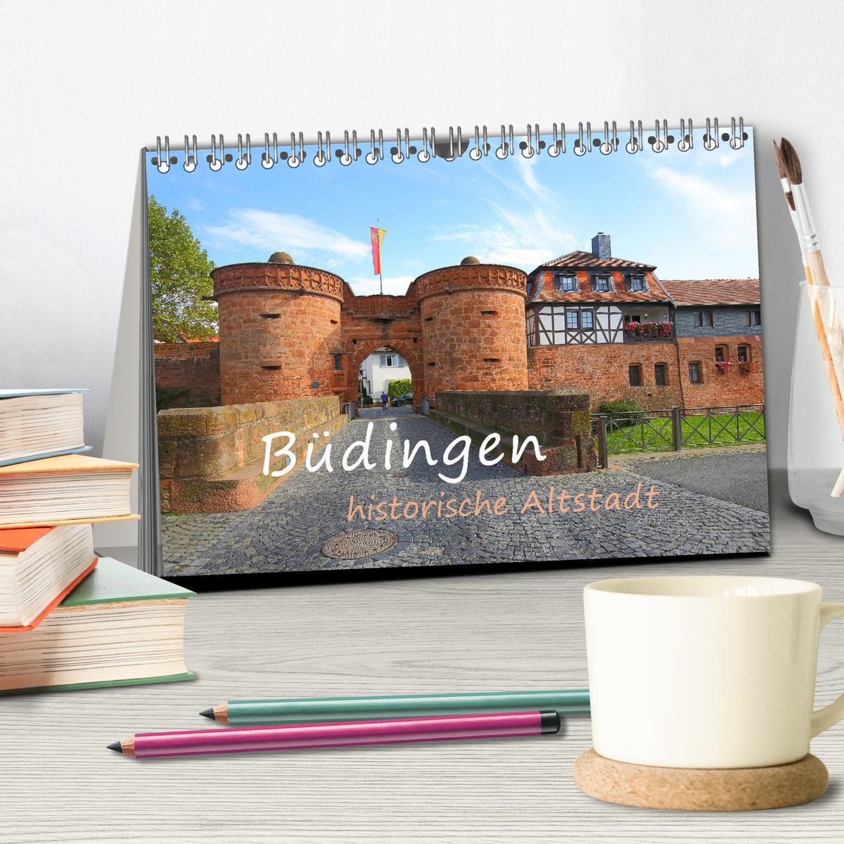 Bild: 9783435050161 | Büdingen - historische Stadt (Tischkalender 2025 DIN A5 quer),...