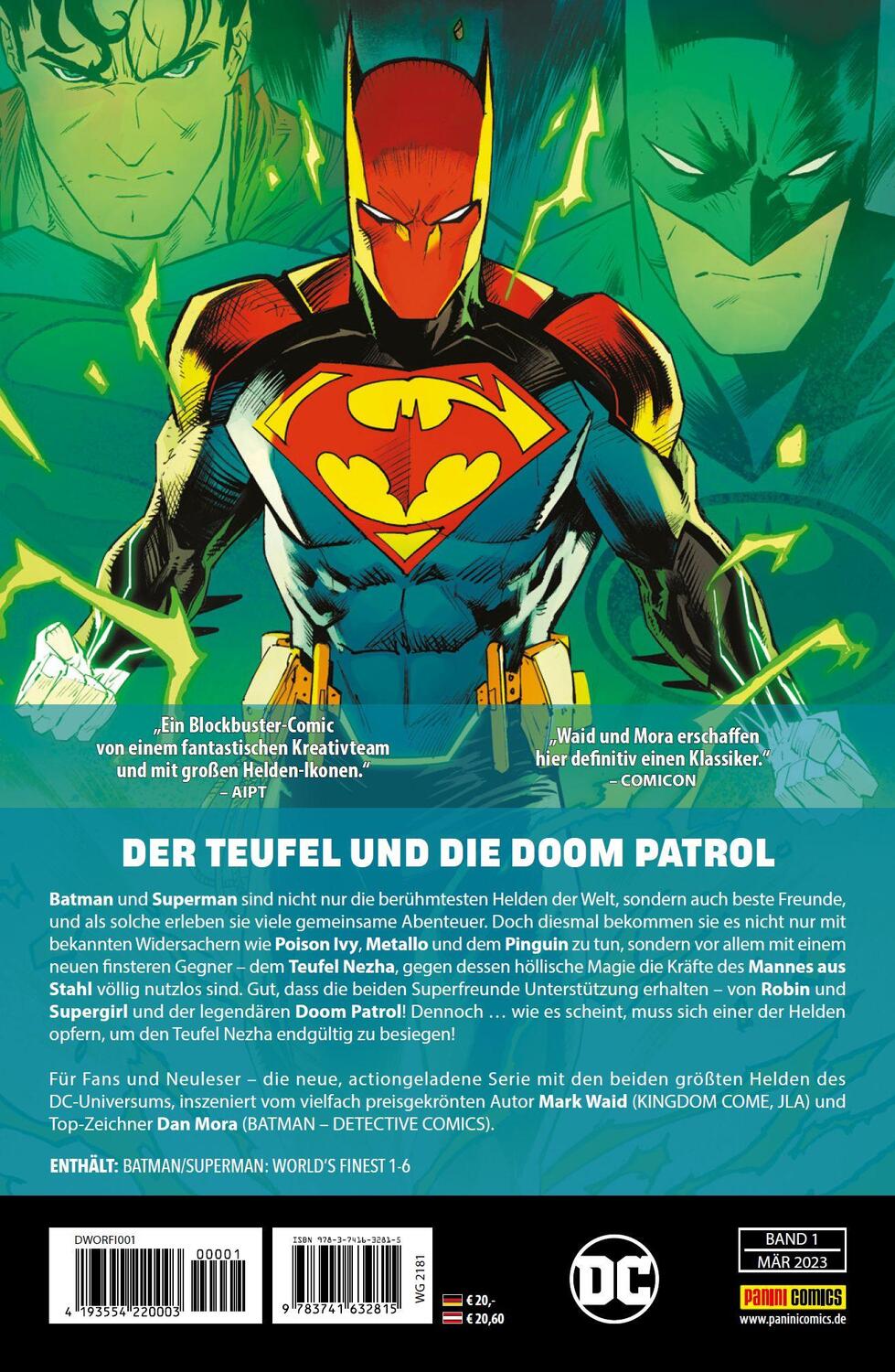 Rückseite: 9783741632815 | Batman/Superman: World's finest | Bd. 1: Der Teufel Nezha | Buch