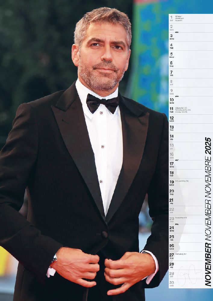 Bild: 9798893610154 | George Clooney Offizieller Kalender 2025 | Kalender | 14 S. | Deutsch